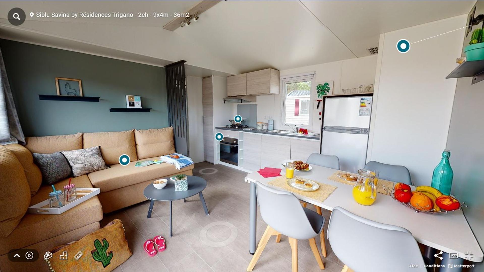Mobil Home Le Rimbaud - 4/6 Pers - 2 Ch - 2 Sdb Saint-Jean-de-Monts Dış mekan fotoğraf